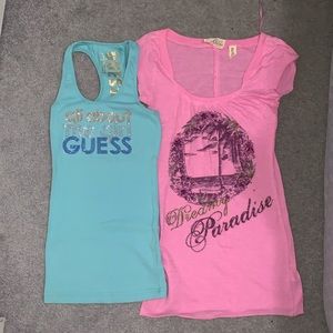 Guess top and tank bundle!